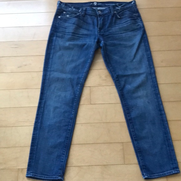 [7 For All Mankind] Roxanne Flood Jeans 30 EUC - Picture 2 of 6